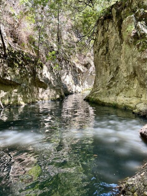 Samos Potami Watervallen water