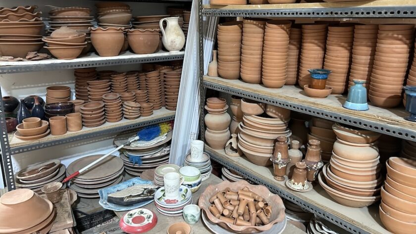 Samos YDRIA art Pottery in Koumaradaioi schalen