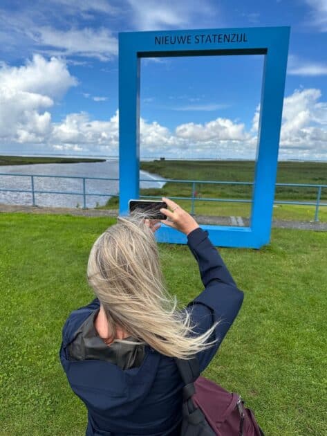 De Kiekkaaste, Nieuwe Statenzijl, Groningen, Riezen Foto Rahmen Irene