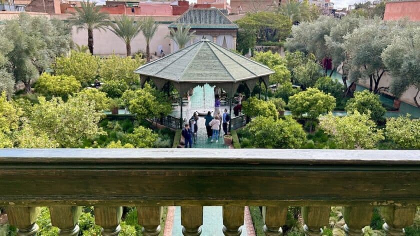 Le Jardin Secret Marrakech restaurant boven