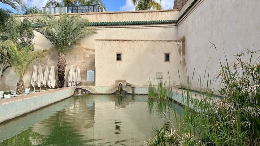 Le Jardin Secret Marrakech vijver