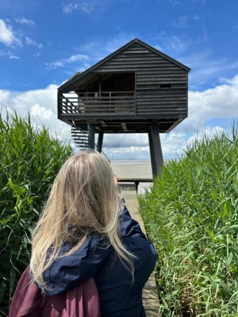 Vogelkijkhut de Kiekkaaste Nieuwe Statenzijl Groningen Irene