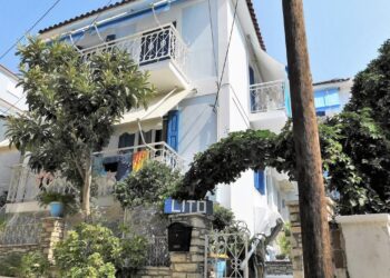 Appartementen Lito in Pythagorion, gebouw