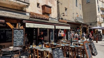 Typisch Franse gerechten - Restaurant in Frankrijk l'auberge Corse in Bonifacio