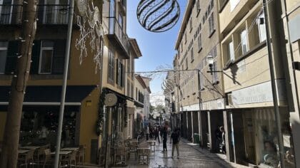 Funchal oude centrum straat