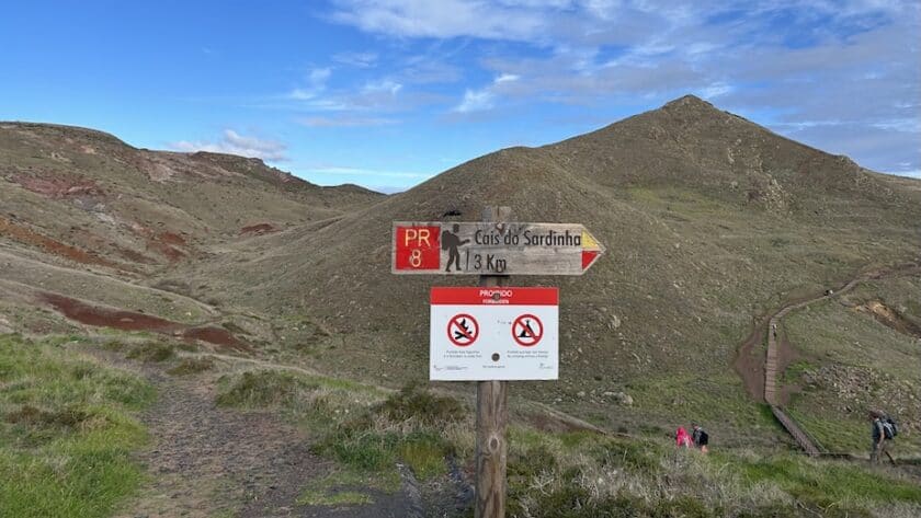 PR8 Ponta de São Lourenço bordje route