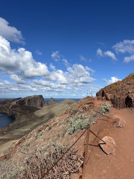 PR8 Ponta de São Lourenço klim naar de top wandelroute