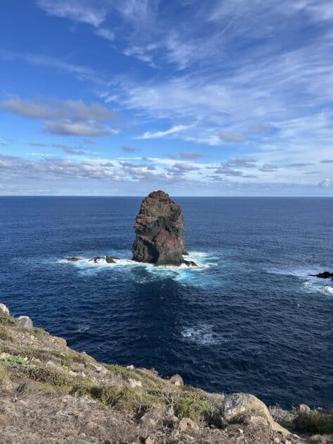 PR8 Ponta de São Lourenço uitkijkpunt rots zee