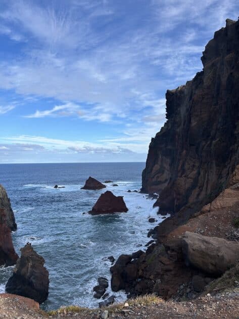 PR8 Ponta de SaĢo Lourenço uitkijkpunt uitzicht