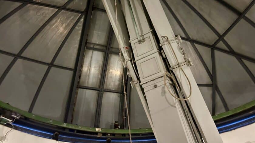 Oude Sterrewacht Leiden, in de koepel