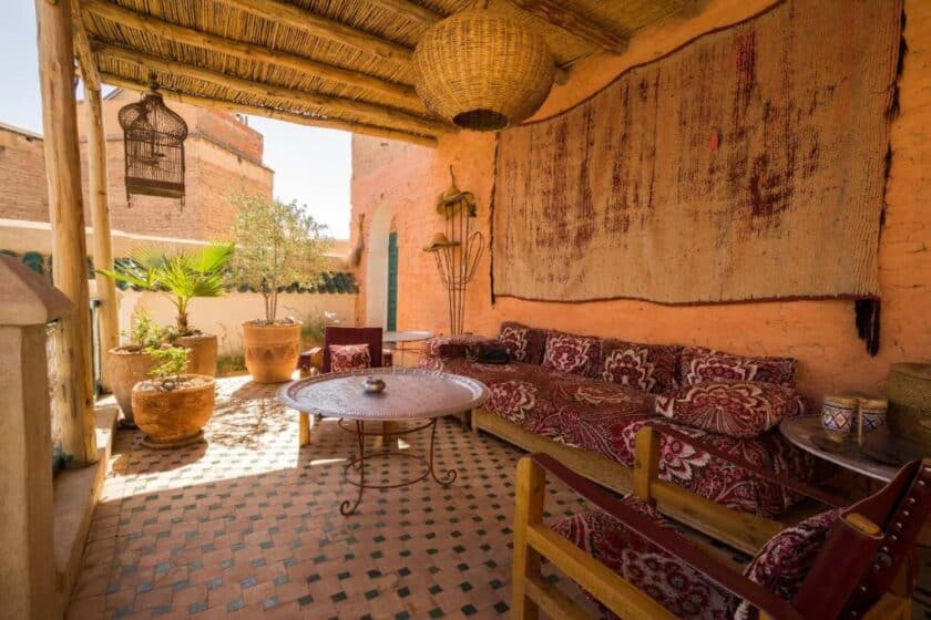 Riad Dar Kleta terras