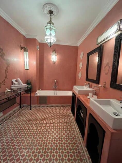 Riad Mouna badkamer