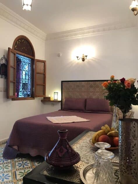 Riad Mouna bed
