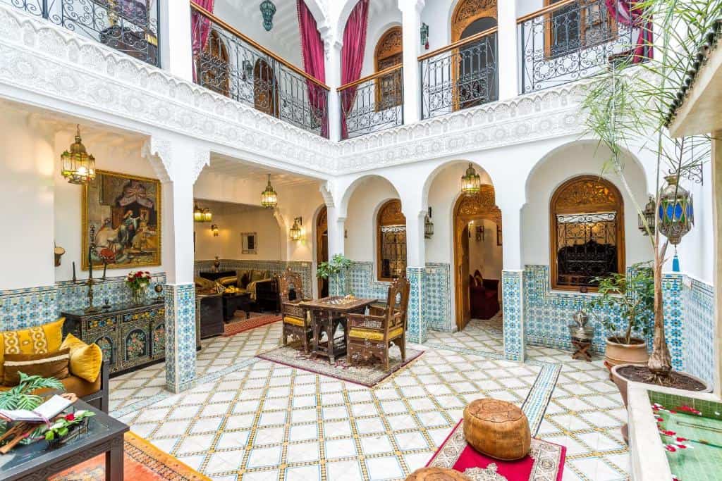 Riad Mouna binnenplaats 1