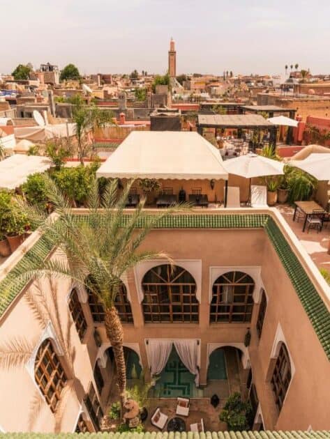 Riad Selouane bovenaanzicht