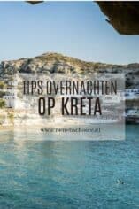 Waar overnachten op Kreta?