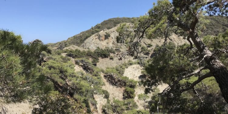 Wandelroute Olympos naar Diafani