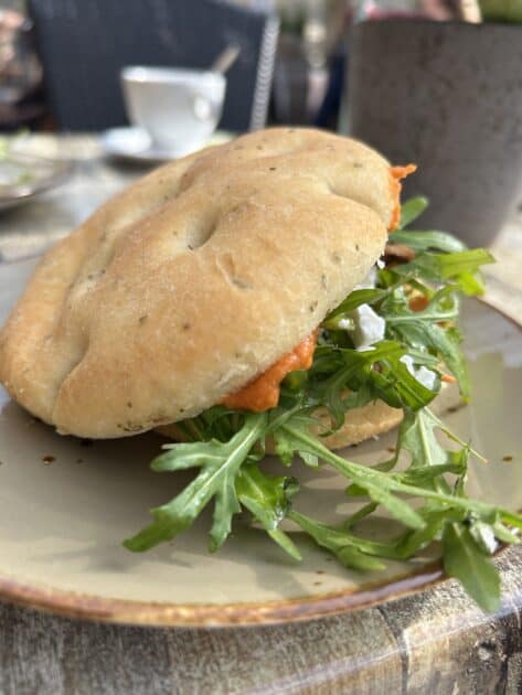 Vegetarische restaurants in Assen - BRINK Assen focaccia
