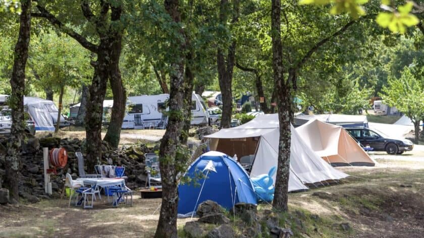Camping Les Charmilles, Ardèche, tenten