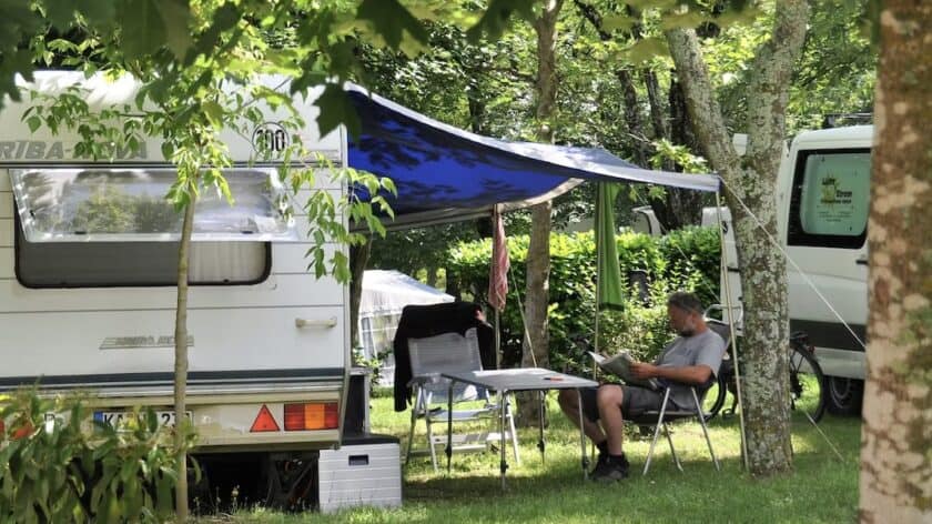 Camping Lou Rouchetou, Ardèche, kampeerplek