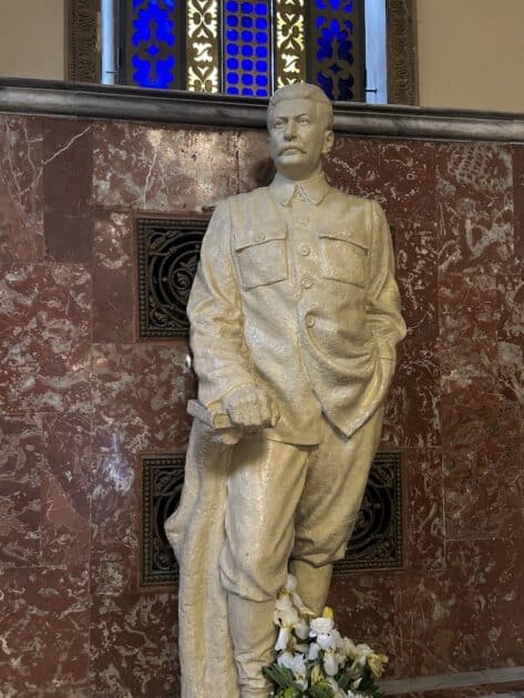 Georgië, Gori, Stalin museum, beeld