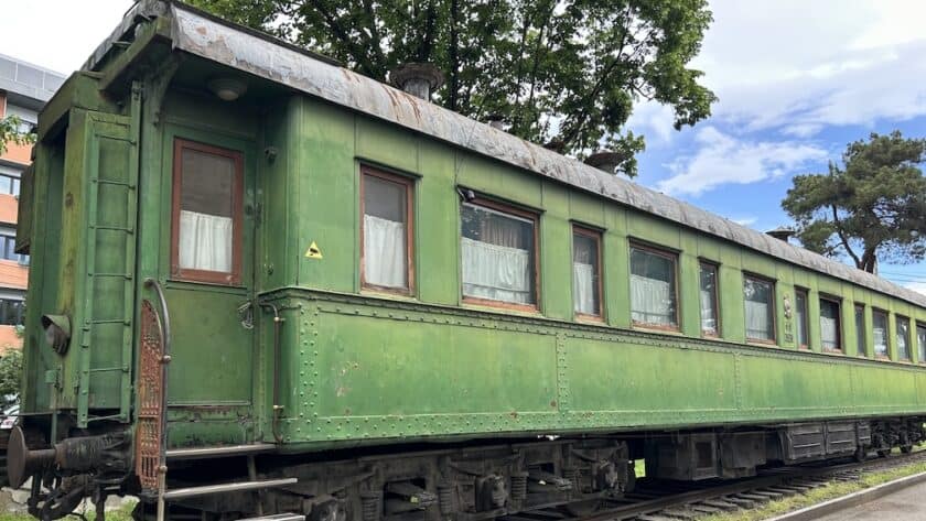 Georgië, Gori, Stalin museum, treinwagon