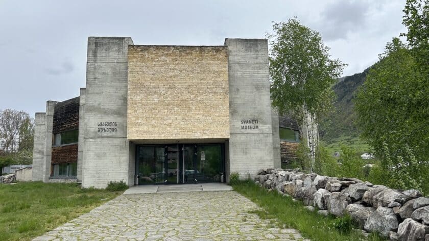 Svaneti Museum in Mestia, voorzijde