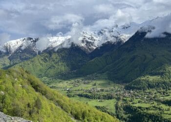 Georgië, Svaneti, bergtoppen