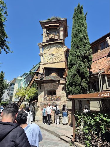 Georgië, Tbilisi, Clock tower