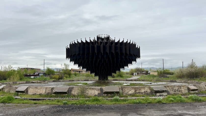 Armenië, Gjoemri, Sovjet fontein Iron Fountain