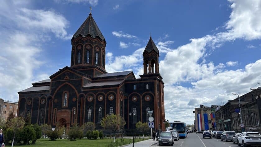 Armenië, Gjoemri, St All Saviours kerk buitenkant