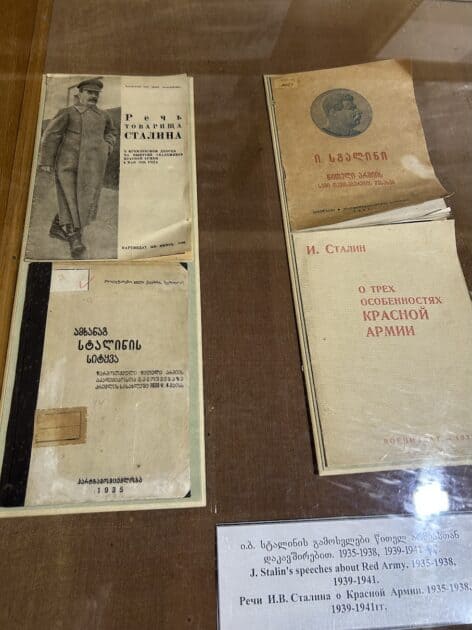Stalin Museum in Gori, Georgië, boekjes