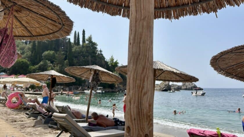 Parga, Krioneri Beach ligbedden