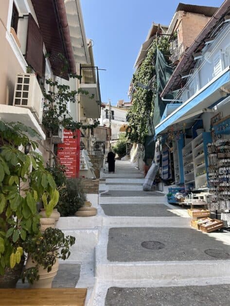 Parga straatjes middag