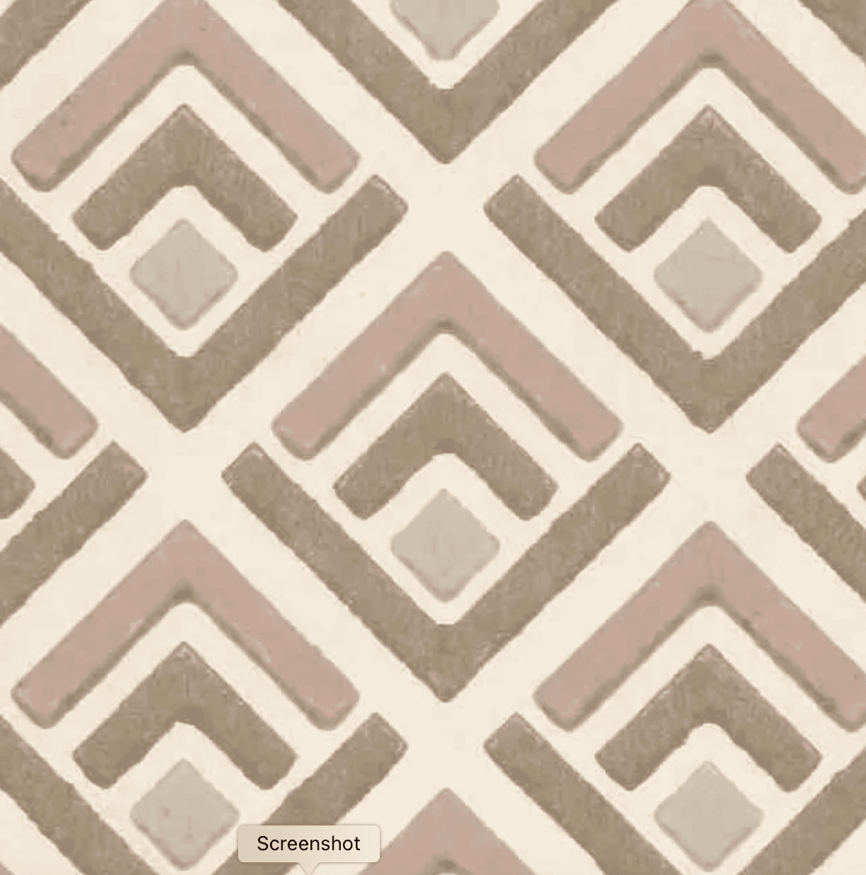 Modern geometric tile pattern in neutral tones for stylish home decor.