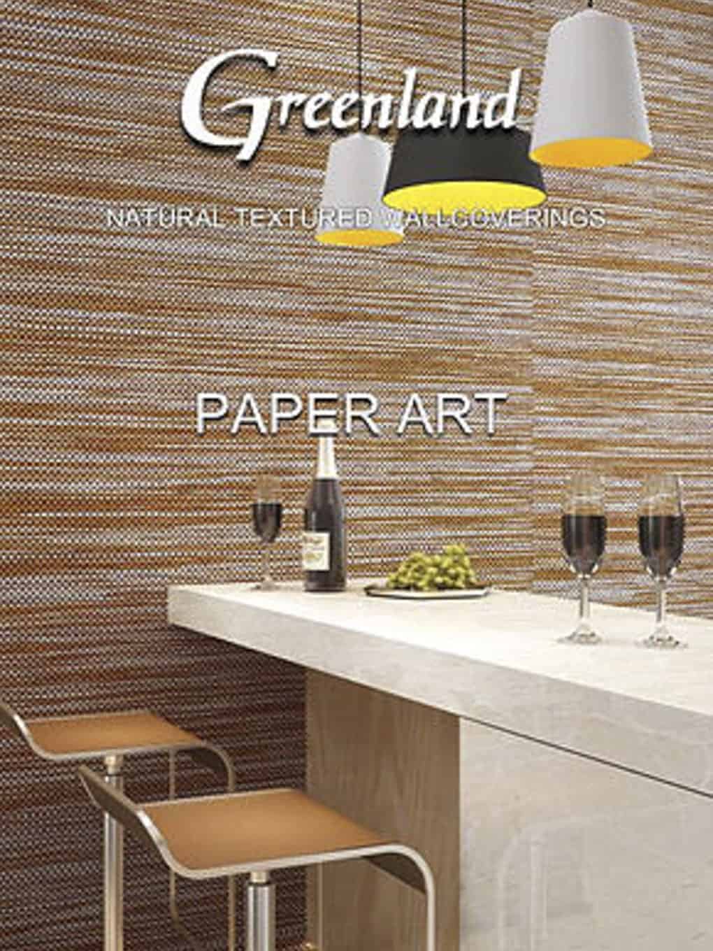 Greenland natural textured paper wall coverings for stylish interior decor.