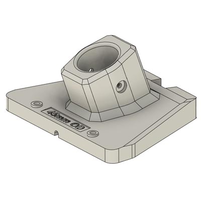 Starlink GEN3 Pipe Adapter Pole Mount 3