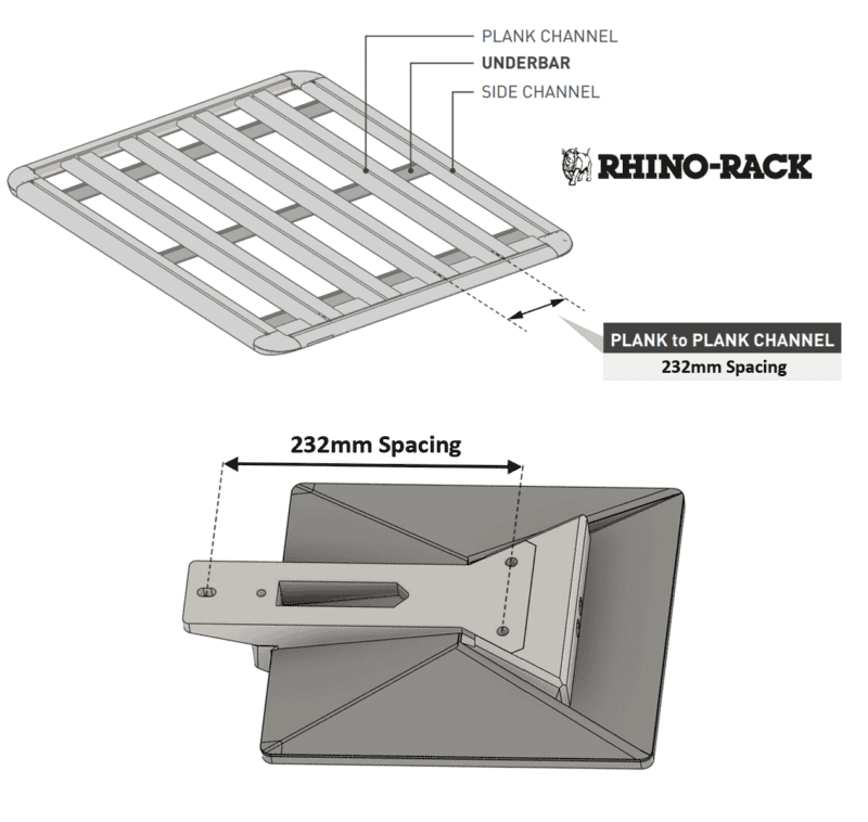 Starlink Mini Rhino Mount Install Dimensions