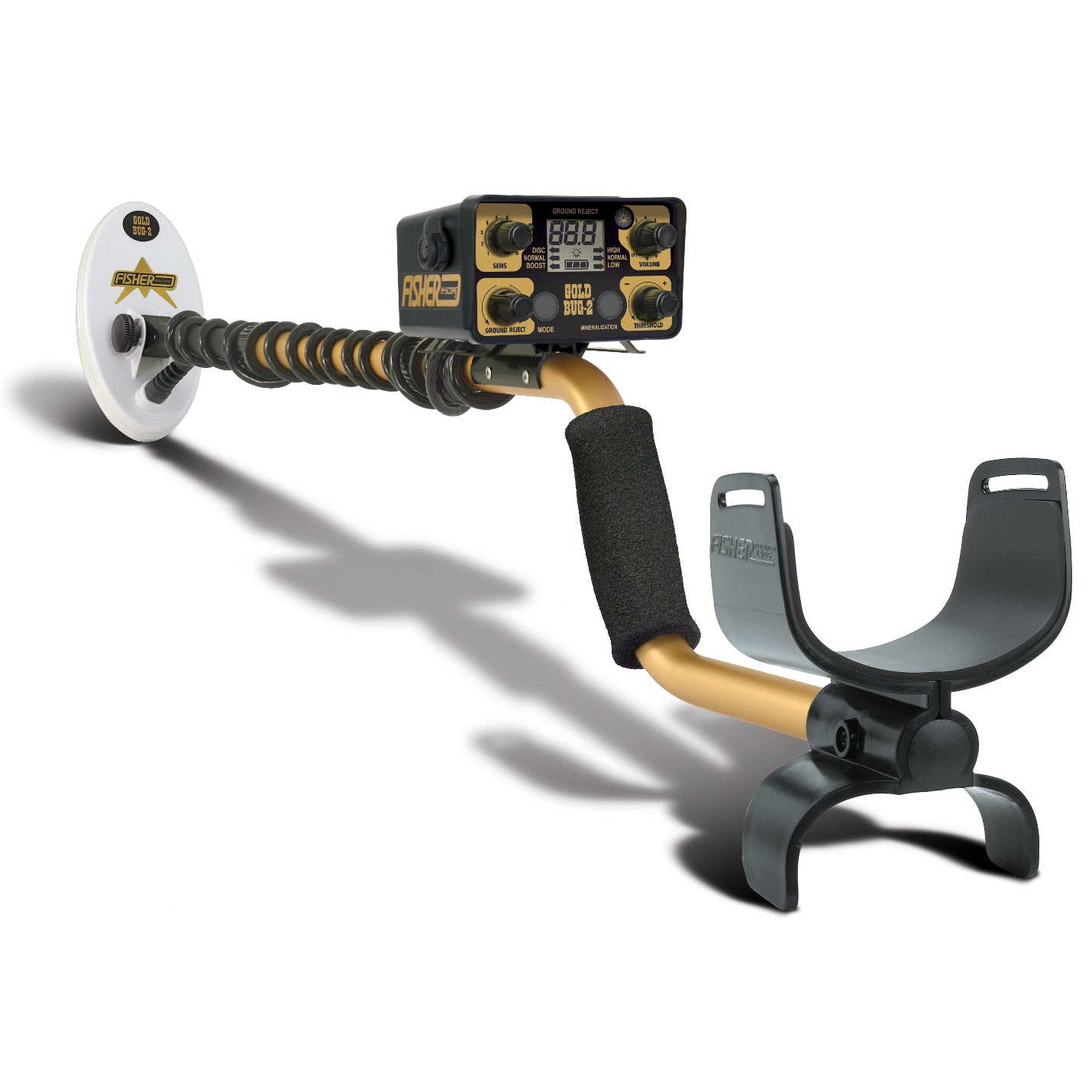 Fisher Gold Bug II 10″ Coil Ok John Metal Detectors 10" coil