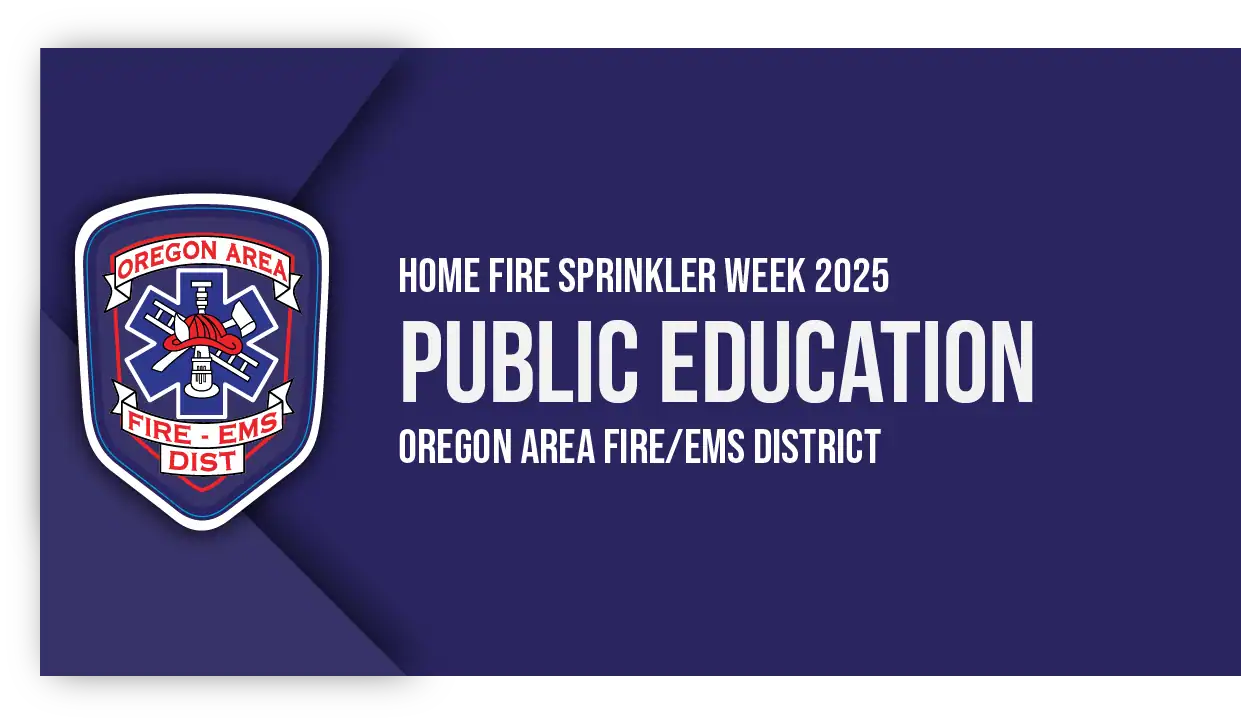 Fire Sprinkler Week 2025 - Public Education Banner