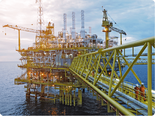 Offshore oil and gas platform
