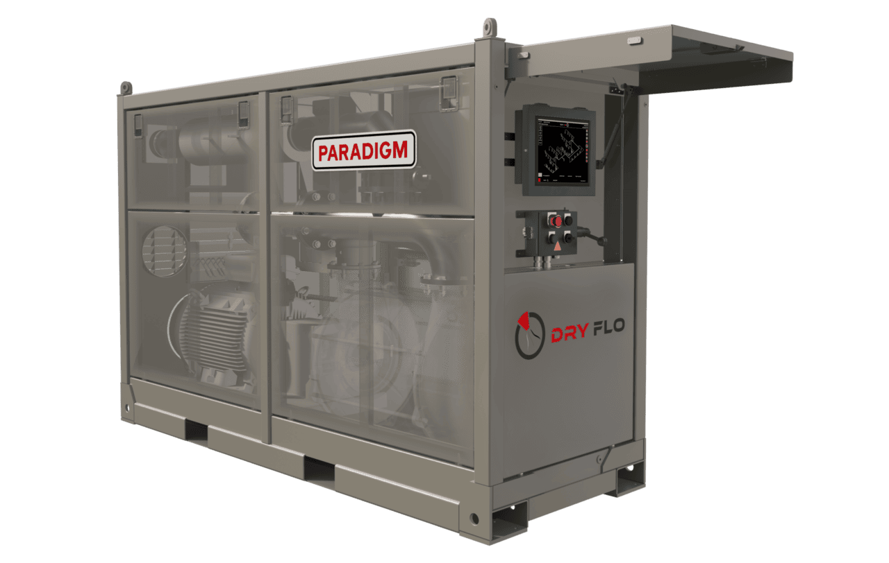 Industrial blower system for Dry-Flo fire protection testing