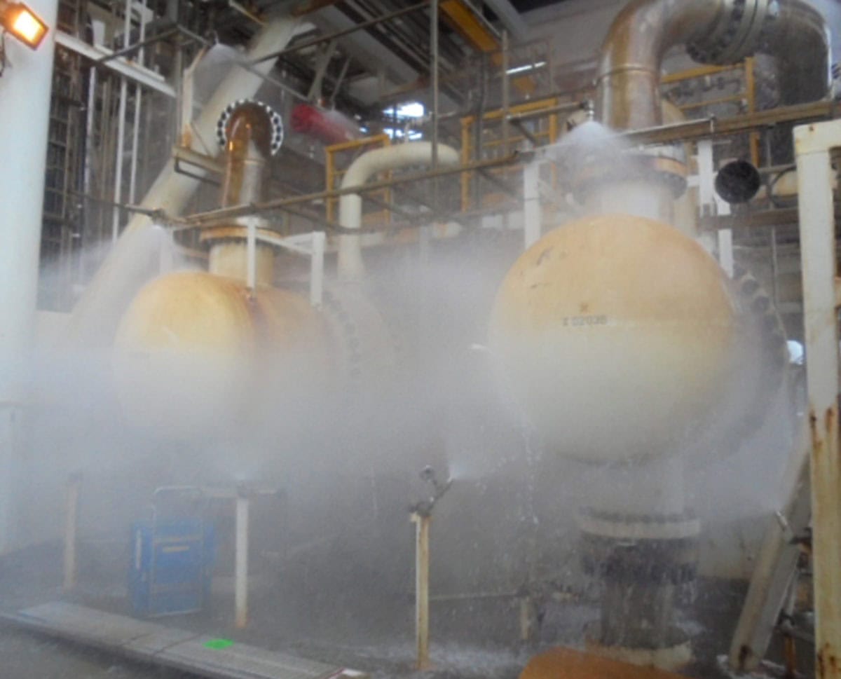 Wet testing operation for offshore assets
