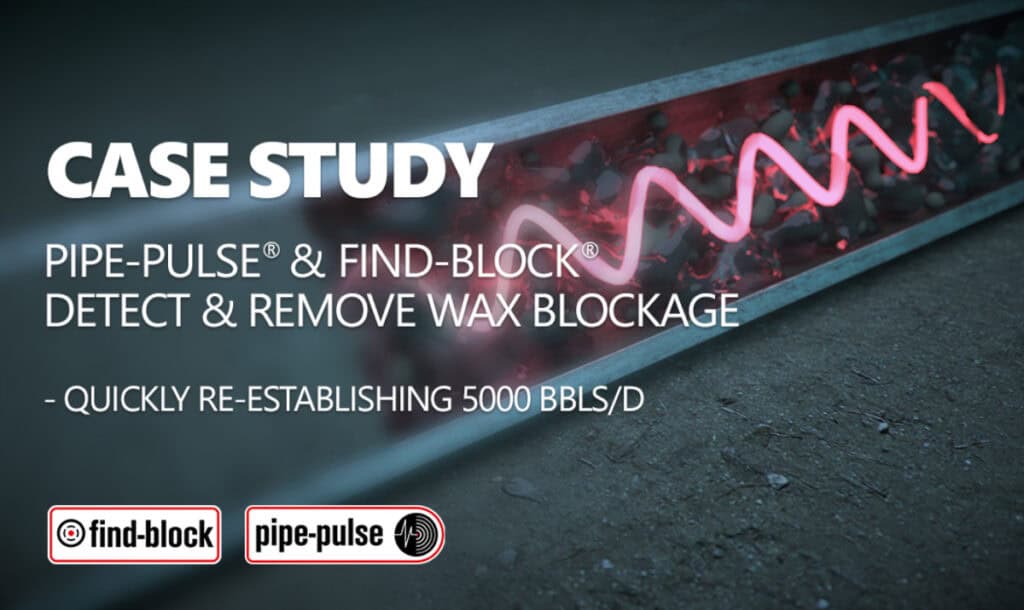 Pipeline blockage detection case study