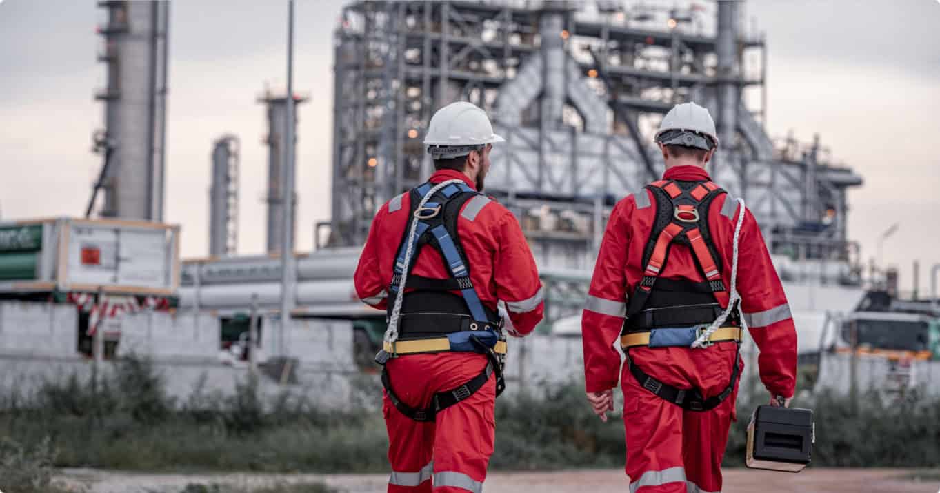 Fire protection installation services for industrial facilities