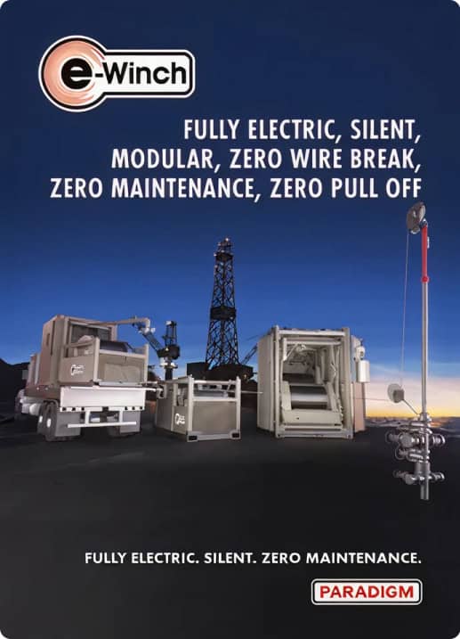 Fully electric e-Winch system for offshore intervention operations