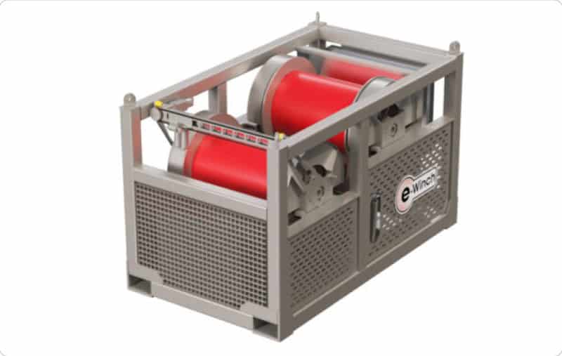 E20 MKII double drum e-Winch overview for offshore operations