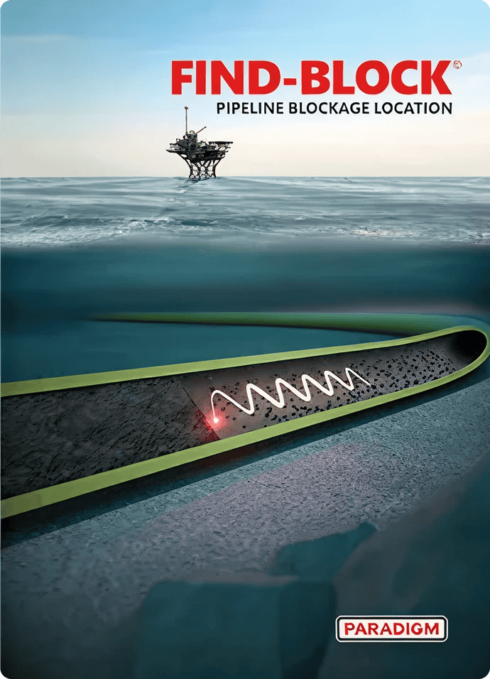 Pipeline blockage location technology for offshore assets