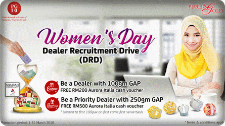 Promosi Women's Day Public Gold