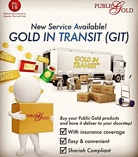 Pengiriman Emas Gold In Transit GIT